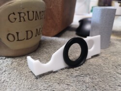 Step Up Adapter Fitted. All sanded and fitted, not glued in, just pushed in tightly for now.